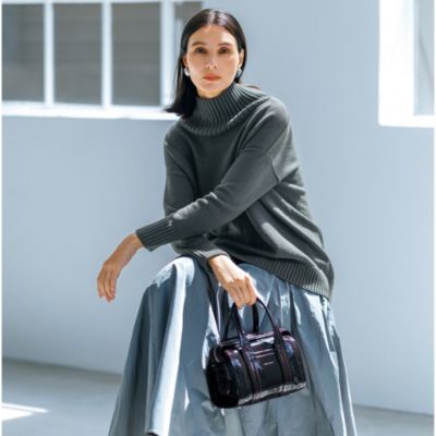 E by eclat(イーバイエクラ)のボトルネックニット通販 | 集英社HAPPY