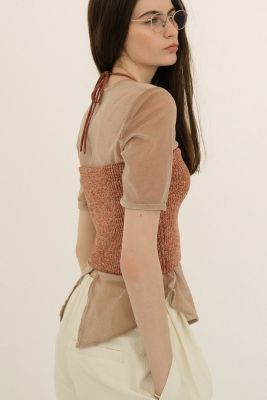 CLANE(クラネ)のHEATHER COTTON KNIT TUBETOP通販 | 集英社HAPPY PLUS