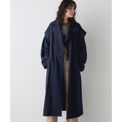 Whim Gazette(ウィム ガゼット)の【THE PAUSE】2WAYトレンチコート通販