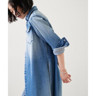 Whim Gazette(ウィム ガゼット)の《WEB限定》DENIMロングシャツ