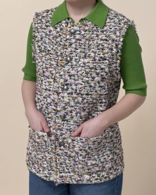 COOHEM(コーヘン)のKASURI MIX TWEED V／T通販 | 集英社HAPPY PLUS STORE