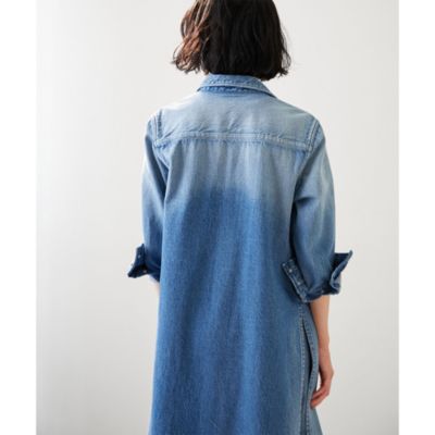 Whim Gazette(ウィム ガゼット)の《WEB限定》DENIMロングシャツ