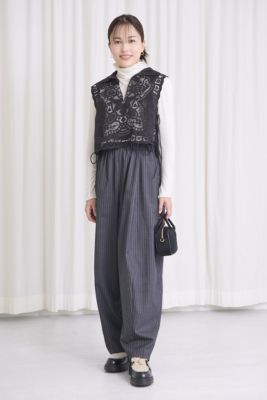 Curensology(カレンソロジー)の【洗える】エンブロイダリーブラウス