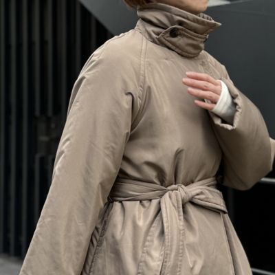 M7days(エムセブンデイズ)の中綿入りトレンチショートコート通販