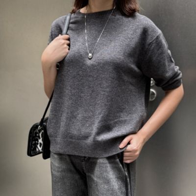 MADISONBLUE(マディソンブルー)のヴィンテージ風クルーネックニット