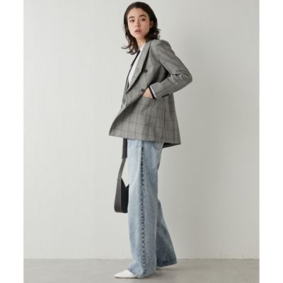 Whim Gazette(ウィム ガゼット)のダブルチェックジャケット通販