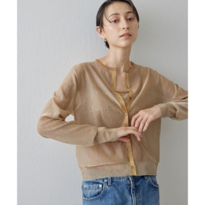 Whim Gazette(ウィム ガゼット)の【GEMINI】ジャガードラメニット