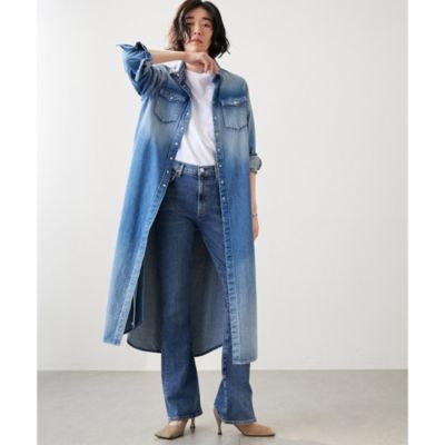 Whim Gazette(ウィム ガゼット)の《WEB限定》DENIMロングシャツ