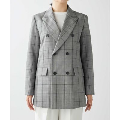 Whim Gazette(ウィム ガゼット)のダブルチェックジャケット通販