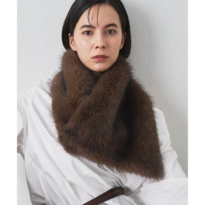 Whim Gazette(ウィム ガゼット)の【THROW】Eco Fur Shawl通販 | 集英社