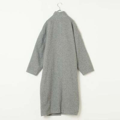 mizuiro ind(ミズイロインド)の【LEE別注】スタンドカラーウールコート
