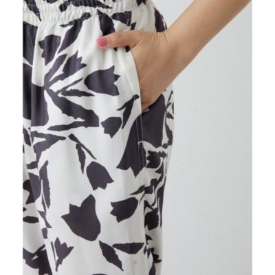 Whim Gazette(ウィム ガゼット)の【BANANA TIME】シルクイージーパンツ