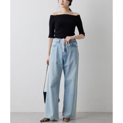 Whim Gazette(ウィム ガゼット)の【THE PAUSE】オフショルハーフ