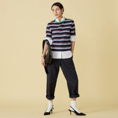 MADISONBLUE(マディソンブルー)のHORIZONTAL STRIPES POCKET TEE通販