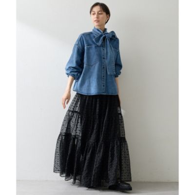 Whim Gazette(ウィム ガゼット)のデニムボウタイシャツ通販 | 集英社