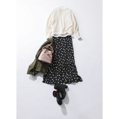 SINME(シンメ)のドットロングスカート通販 | 集英社HAPPY PLUS STORE