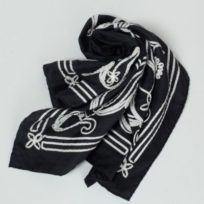 ASAUCE MELER(アソースメレ)のテープエンブロイダリーバンダナスカーフ