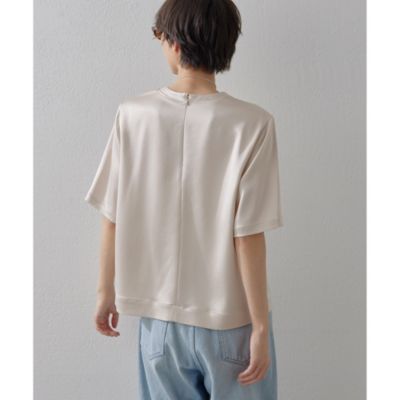 Whim Gazette(ウィム ガゼット)のサテンTEEブラウス通販 | mirabella