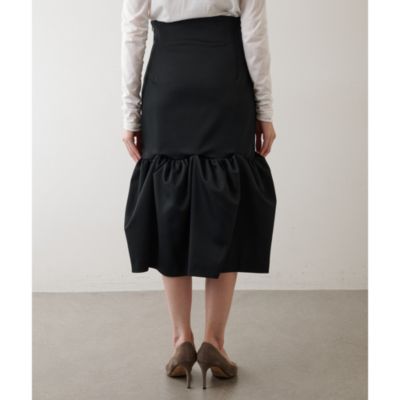 Whim Gazette(ウィム ガゼット)のダブルサテンボリュームスカート通販