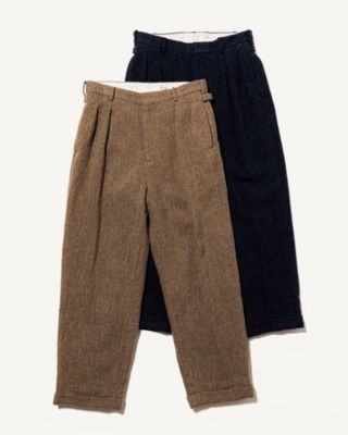 A.PRESSE(ア プレッセ)のTweed Two Tuck Trousers通販 | 集英社HAPPY