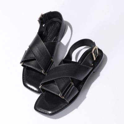 CORSO ROMA，9(コルソローマ ノーヴェ)のクロスベルトサンダル通販