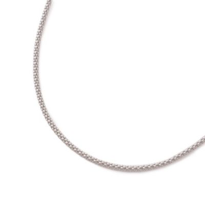 MARIHA(マリハ)のSilent Rain ﾈｯｸﾚｽ ﾎﾟｯﾌﾟｺｰﾝﾁｪｰﾝ S SV（K18P） 40cm