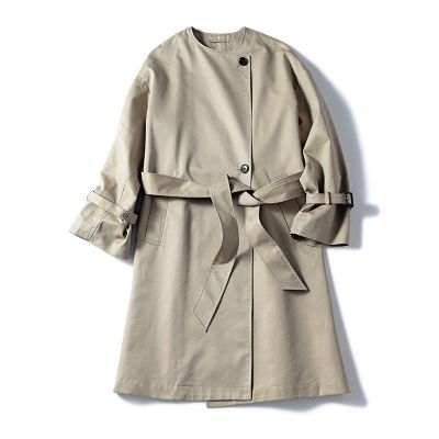 12closet(トゥエルブクローゼット)の【洗える】【撥水】ノーカラー