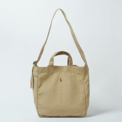 POLO RALPH LAUREN(ポロ ラルフ ローレン)のCOTTON CANVAS SHOPPER