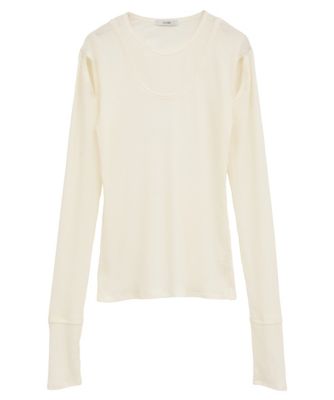 CLANE(クラネ)のLAYERED SHOULDER CUT TOPS通販 | 集英社HAPPY PLUS STORE