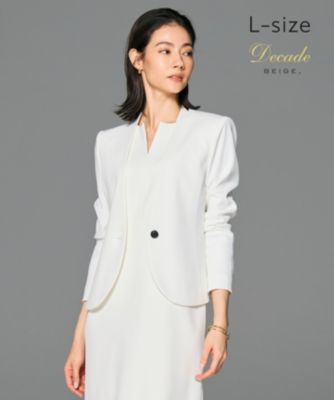 BEIGE，(ベイジ)の【L-size・セットアップ対応】LUIZA / ノーカラー