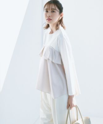 23区(ニジュウサンク)の【洗える】ライトクロスビスチェコンビ