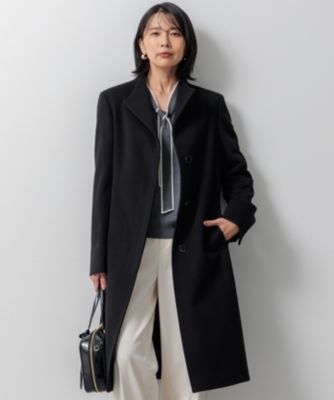 23区 S(ニジュウサンク エス)のウールカシミヤビーバー スタンドカラー