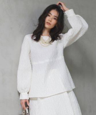 23区 L(ニジュウサンク エル)の【洗える】エクラジャカード ペプラム