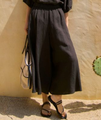 23区(ニジュウサンク)の【洗える】LIBECOリネン ガウチョ パンツ通販