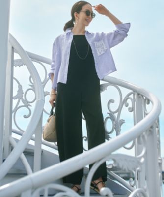 23区 L(ニジュウサンク エル)の【洗える】リネンレーヨンストレッチ