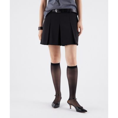 Whim Gazette(ウィム ガゼット)の【GEMINI】タックプリーツショート