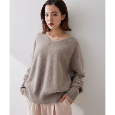 Whim Gazette(ウィム ガゼット)のフォックスウールVネックプルオーバー