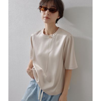 Whim Gazette(ウィム ガゼット)のサテンTEEブラウス通販 | 集英社HAPPY