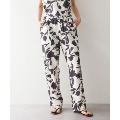 Whim Gazette(ウィム ガゼット)の【BANANA TIME】シルクイージーパンツ