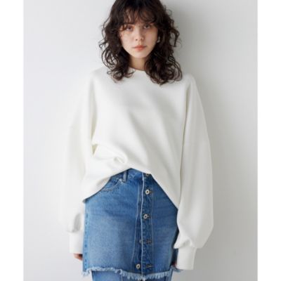 Whim Gazette(ウィム ガゼット)のクルーネックダンボールプルオーバー