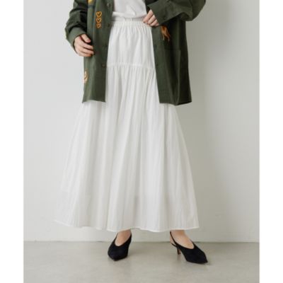 Whim Gazette(ウィム ガゼット)のヴィンテージタフタスカート2通販