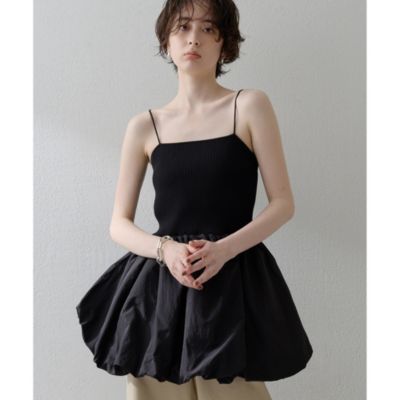 Whim Gazette(ウィム ガゼット)の【THE PAUSE】バルーンニットキャミ