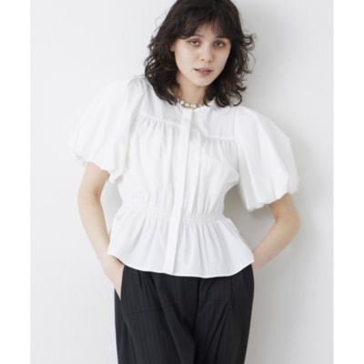 Whim Gazette(ウィム ガゼット)の【THE PAUSE】パフスリーブブラウス