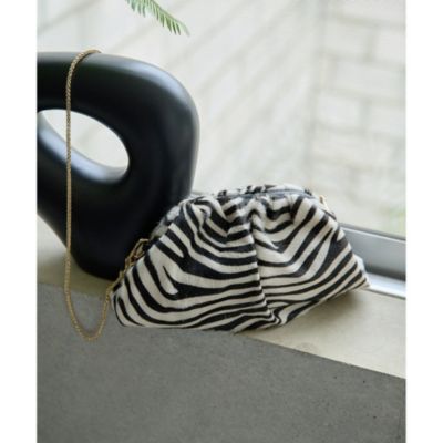 Whim Gazette(ウィム ガゼット)の【INNUE】ZebraチェーンクラッチBAG