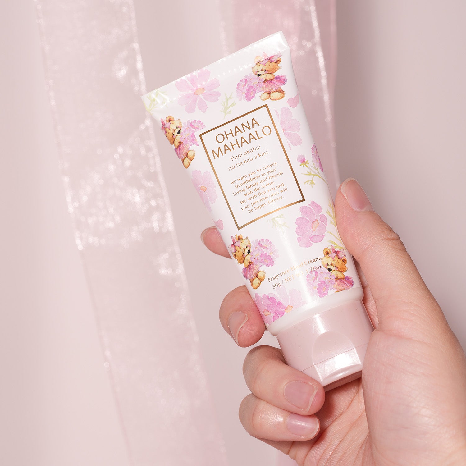 オハナ・マハロ フレグランス ハンドクリーム プニ アカハイ 50g