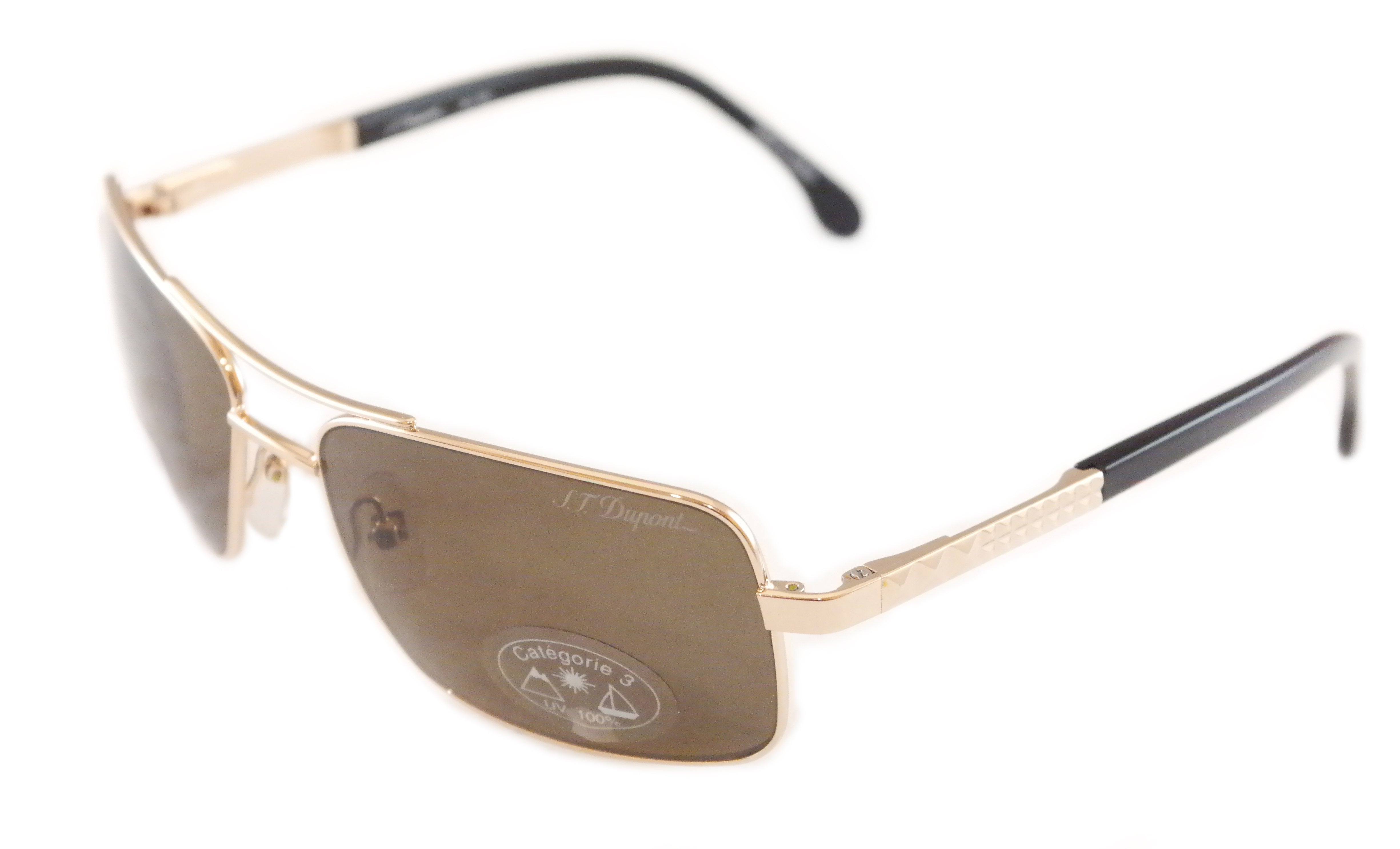 S. T. Dupont Sunglasses DP7003 Polarized Lenses Metal Japan 100