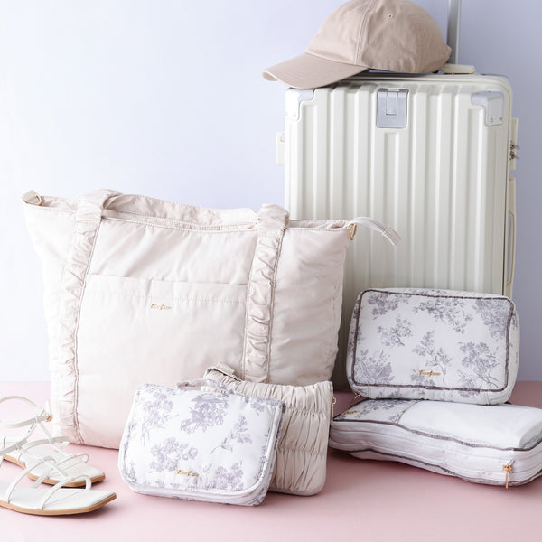 クラシックフラワー トラベルバッグ ライトピンク | Francfranc