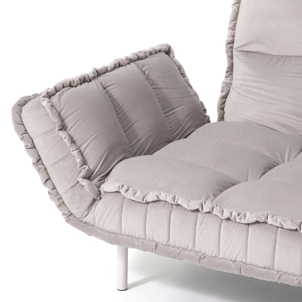 ピソラ コンパクトソファベッド 2 グレー（W1270～1720） | Francfranc