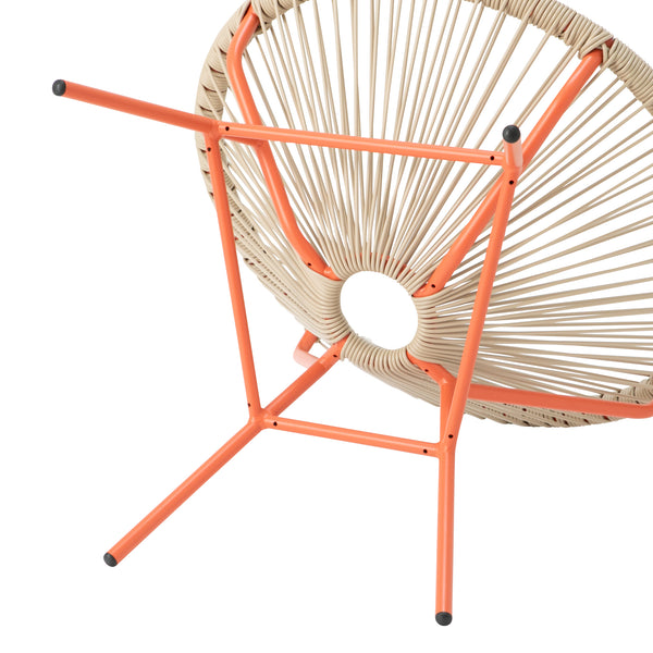 ロータス パーソナルチェア ベージュ×オレンジ | Francfranc（フラン