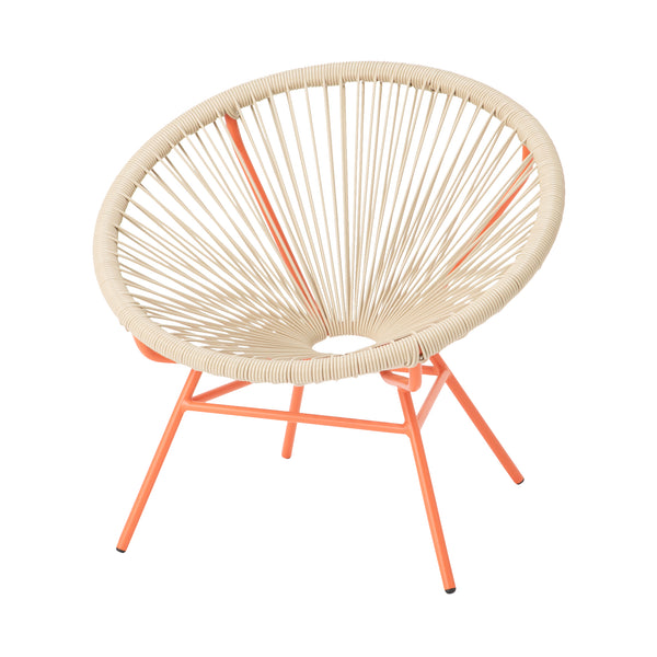 ロータス パーソナルチェア ベージュ×オレンジ | Francfranc（フラン